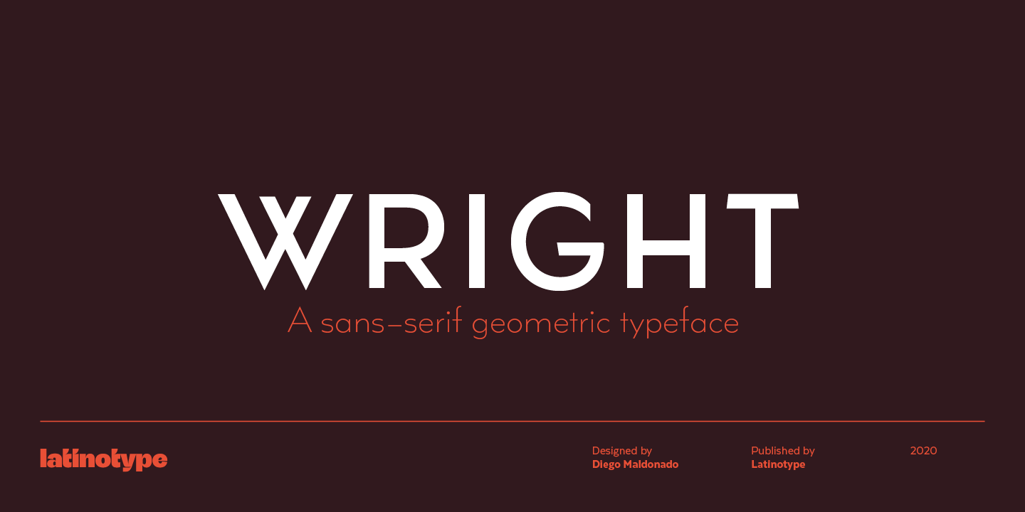 Font Wright Deco